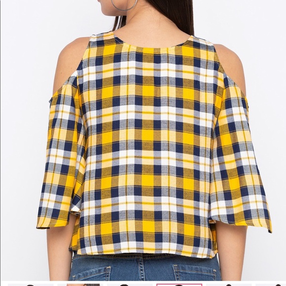 🎁Plaid Globus Top - Picture 3 of 10